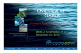 Overview of OASIS Resources/files... · 11/27/2012  · What is OASIS? • A patented, mass ... NC 12/1956-06/2002 78.1 02084000 TAR RIVER AT GREENVILLE, NC 04/1997-present 2,660