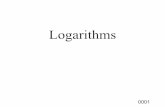 Logarithms€¦ · 19/10/2020  · 2 3 Subtract Logarithms.....1215 2 4 Fraction Logs.....1344 2 5 Fractions Less Than 1.....1499 2 6 Logs of Decimals.....1654 Log Add Subtract and