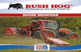 BOOM MOWERS - Bush Hog...Bush Hog®’s Boom Mowers Take Cutting to New Heights. Our dependable, rugged boom mowers are a valuable management tool for towns, cities, farmers, and landowners