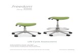 Life Cycle Assessment - Humanscale · ergonomic design considerations as every other Humanscale product. The result is a fun, versatile, and ergonomic stool that encourages movement