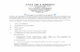 CITY OF LAREDO...Webb County, Texas. 8. 2011-R-106 Authorizing the City Manager to accept a grant from the Bulletproof Vest Partnership (BVP) program. The U.S. Department of 5 Justice