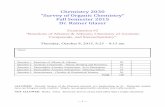 Chemistry2030 “SurveyofOrganicChemistry” FallSemester2015 …faculty.missouri.edu/~glaserr/2030f15/2030f15_exam2.pdf · 2015. 10. 5. · —"4"—" Question 3. Electrophilic Aromatic