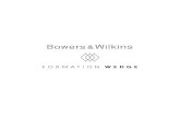 Formation Wedge Manual - Bowers & Wilkins...4 ENLISH Network Set Up • With your Formation Wedge in setup mode, with its Form button illumination pulsing slowly orange, launch the