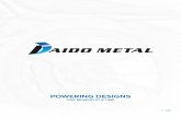 POWERING DESIGNS - Daido Metal · 2020. 10. 8. · Powering Renewable Sources to Empower Options Daido Metal supplies bearings that help improve performance for lower energy consumption
