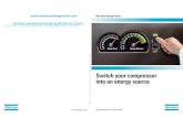 Switch your compressor · 2011. 6. 26. · Switch your compressor 2935 0584 10 - Printed in Belgium - Subject to alteration without prior notice. @ Atlas Copco Airpower nv, February