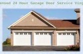 Licensed 24 Hour Garage Door Service Virginia