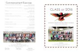 CLASS 2016 - jccentral.org · Scholarship Information Scholarship Information Johnson County Central Public Schools Class of 2016 May 7, 2016Johnson County Central Public Schools