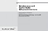 Edexcel GCSE Business - Presdales School...Edexcel GCSE Business Practice Exam Paper 1a Page 19 (e) Evaluate whether Dave has the entrepreneurial skills required to make the business