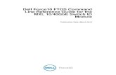FTOS 8.3.16.4 Command Line Reference Guide for the MXL ...... | support.dell.com Multiple Configuration Users When a user enters CONFIGURATION mode and another user(s) is already in