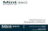 Tenancy Application - Mint360property · 2015. 8. 17. · Tenancy Application 9326 7000 mint360property.com.au property from every angle