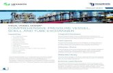 VISUAL VESSEL DESIGN COMPREHENSIVE PRESSURE ...Visual Vessel Design ® is a comprehensive pressure vessel, shell and tube exchanger, and boiler design and analysis solution. The software