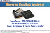 InvenSense MPU-6000 - System Plus · 2017. 1. 12. · InvenSense –MPU-6000 7 AA' Cross Section Overview Cap Sensor ASIC The ASIC wafer and Sensor wafer are bonded together using