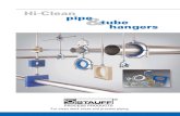 Hi-Cleanpipe tube hangers - STAUFF · 2012. 2. 27. · MSS SP-69 Manufacturers Standardization Society Standard Practice: Pipe Hangers and Supports - Selection and Application. MSS
