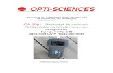OS-30p+ Chlorophyll Fluorometer Field portable hand held … · 2018. 9. 26. · types that affect PSII (Baker 2004). It has been found that not all types of plant stress affect PSII