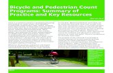 Bicycle and Pedestrian Count Programs: Summary of Practice ... Bicycle and Pedestrian Count Programs:
