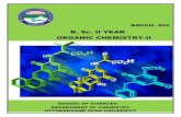 B. Sc. II YEAR ORGANIC CHEMISTRY -II · 2018. 6. 2. · BSCCH-202 ORGANIC CHEMISTRY-II SCHOOL OF SCIENCES DEPARTMENT OF CHEMISTRY UTTARAKHAND OPEN UNIVERSITY Phone No. 05946-261122,