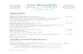 Joy N. Rumble CV 2019 Annual Review. Joy Rumble (CV 5.14.2020).pdfRumble, Curriculum Vitae 6 Rumble, J. N. (2018, March). The role of communication in ANR issues. Virtual lecture in