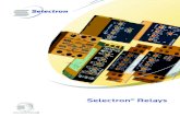 Selectron Relays...Selectron Systems AG Bernstrasse 70 CH-3250 Lyss Tel.: +41 32 387 61 61 Fax: +41 32 387 61 00 info@selectron.ch 05.2012 / 43930676 Subject to technical changes and