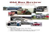 Old Bus Review - Michael Kluckner · (Microbuses, Kombis, Campers, Single– and Double-Cab Pickups, etc.) Membership is open to all owners and admirers of these vehicles and ownership