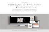Flodesk Setting you up for success passive revenue · 2020. 12. 21. · Setting you up for success WITH passive revenue Flodesk WELCOME TO THE FLODESK AFFILIATE PROGRAM We wanted