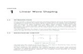 CHAPTER 1 Linear Wave Shaping - BS Publication- S · 2020. 8. 24. · Chapter 1: Linear Wave Shaping |5 Vi = A voltage Vo (t) = Vf + (Vi – Vf) e –t/τ = 0 + (A – 0)e–t/ τ