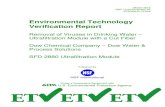 Environmental Technology Verification Report · 2015. 8. 2. · VENDOR: THE DOW CHEMICAL COMPANY – DOW WATER SOLUTIONS ADDRESS: 1691 SWEDE ROAD MIDLAND, MI 48674 CONTACT: DARYL
