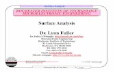 Surface Analysis Dr. Lynn Fullerdiyhpl.us/~nmz787/mems/unorganized/surface.pdfmlk mode select element ml z=80 hg pr=s 150 sec 0 int v=4096 h=20kev 1:1 aq=20kev 1h energy kev energy
