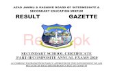 AZAD JAMMU & KASHMIR BOARD OF INTERMEDIATE & …according to promotion policy approved by the government of ajk because of health emergency due to covid-19 result.pk. result.pk. result.pk.