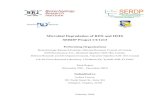 Microbial Degradation of RDX and HMX SERDP Project CU1213 · 2014. 9. 2. · Microbial Degradation of RDX and HMX SERDP Project CU1213 Performing Organizations Biotechnology Research