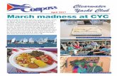 April 2017 March madness at CYC - Clearwater Yacht Clubclearwateryachtclub.org/wp-content/uploads/2017/04/...functions at CYC. Tom is back with us on a full-time basis now after recovering