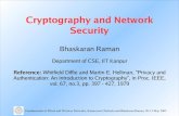 Cryptography and Network Security64 bits + 64 bits 64 bits Plain text Key Cipher text P R1 R2 R16 P 1 Permutation, 16 rounds of identical operation, inverse permutation L i 1 R i 1