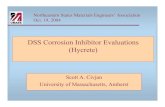 DSS Corrosion Inhibitor Evaluations (Hycrete) · 2020. 1. 28. · DSS Corrosion Inhibitor Evaluations (Hycrete) Scott A. Civjan University of Massachusetts, Amherst ... Test Protocol