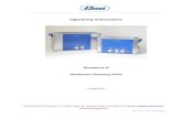 Elmasonic S Ultrasonic Cleaning Units englishindeonline.in/inde/.../2016/09/BA_Elmasonic_S_EN.pdf · Elma GmbH & Co KG Kolpingstr. 1-7 D-78224 Singen Tel. +49 (0) 7731 / 882-0 Fax