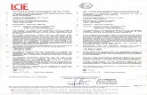 EC Type Examination Certificate - EXHEATLCIE 02 ATEX 6040 X / 05 3 Supplementary certificate number: LCIE 02 ATEX 6040 X /05 4 Appareil ou systeme de protection: Rechauffeur liquide/air/gaz