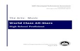 World Class All Stars: Performance Assessment for Music ...World Class All Stars: Performance Assessment for Music, High School Proficient Author The Arts, Office of the Superintendent