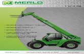 MERLO P50.18 Product Sheet · 2019. 6. 24. · ams-merlo.com p 50.18 hm maximum load capacity: 11,000 lbs maximum lift height: 58’ 7” maximum reach: 42’ 3” load capacity at