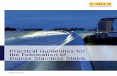 Practical Guidelines for the Fabrication of Duplex Stainless ......stainless steels 8 4 Metallurgy of duplex stainless steels 10 4.1 Austenite-ferrite phase balance 10 4.2 Precipitates