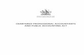 Chartered Professional Accountants and Public Accounting Act · (c) to regulate the practice of public accounting, the provision or offer of the services of a public accountant and