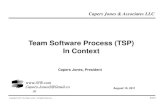 Team Software Process (TSP) In Context · EXC/22 gj. U.S. SOFTWARE PERFORMANCE LEVELS PROJECT TECHNICAL SOFTWARE MANAGEMENT STAFFS USERS Sizing Fair Requirements Fair Requirements