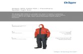 Dräger SPC 2400 PVC / Flexothane Splash Tight Suit · 2020. 11. 7. · EU requirements for protective suits EN 14605, Type 3 – EN 14605, Type 4 EN 14605, Type 4 EU requirements