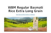 WBM Regular Basmati Rice Online in Pakistan
