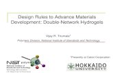 Design Rules to Advance Materials Development: Double ......Prof. Yoshihito Osada Dr. Paul Butler (NCNR) Dr. Michi Nagao (NCNR) Thanks to… Dr. Jack Douglas & Dr. Steve Hudson (Polymers