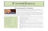 Working Frontlines Spring - WADCR · 2012. 6. 13. · FRONTLINES 2 Thoughts From the Editor: Behind Enemy Lines By Kerry Schafer “We ourselves feel that what we are doing is just