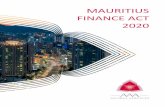 MAURITIUS FINANCE ACT 2020 - AAA Global Services€¦ · income year in which the company has started its operations. • Income derived by a company which has started its operations