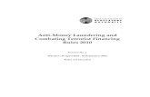 Anti-Money Laundering and Combating Terrorist Financing Rules … · 2020. 6. 12. · Anti-Money Laundering and Combating Terrorist Financing Rules 2010 V1 Effective: 30/4/10-18/9/10