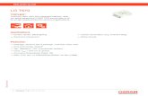 LG T670 - Osram · LG T670 1 Version 1.2 | 2019-07-22 Discontinued Produktdatenblatt | Version 1.1 Applications LG T670 TOPLED ® TOPLED, SMT LED with integrated reflector. With our