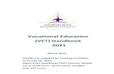 Vocational Education (VET) Handbook 2021...Vocational Education (VET) Handbook 2021 Please Note: Details are supplied by Training Providers as of July 22, 2021. Apart from Swinburne