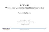 ECE 453 Wireless Communication Systems Oscillatorsemlab.illinois.edu/ece453/Oscillators.pdf · 2020. 9. 30. · ECE 453 –Jose Schutt‐Aine 16 12 1 11 1 0 i S i it ofo t gsC C sC