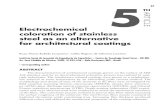 ARTICLE Electrochemical coloration of stainless steel as an ...pdf.blucher.com.br.s3-sa-east-1.amazonaws.com/chemistry...42 Electrochemical coloration of stainless steel as an alternative
