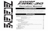 Operation Manual - Samson TechnologiesZOOM FIRE-30 9 FS01 Guitar 606 or similar effect pedal CD player or similar Power Cord Headphones MRS-1266 or similar recording device When connecting